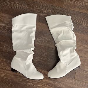 Byte Legend Women's Chunky Knee-length Boots Round-toe